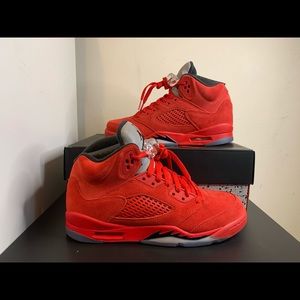 Air Jordan 5 Red Suede GS